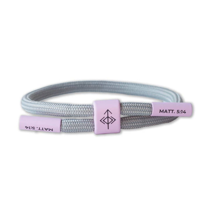 BE THE LIGHT Christian Cord Bracelet