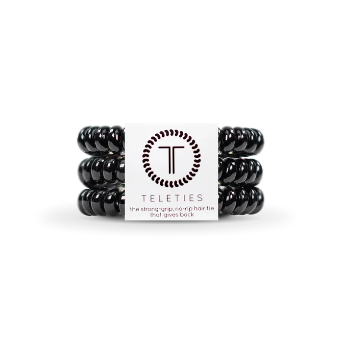 Black Small Teletie