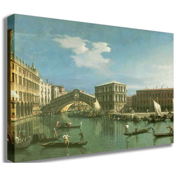The Rialto Bridge Canvas Printed | Wallhogs