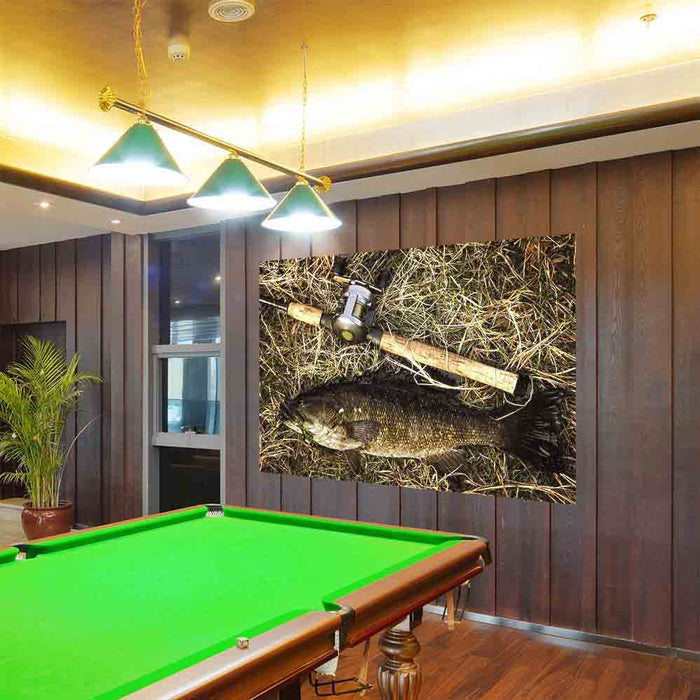 48x72 inch Catch of the Day Posted Displayed in Man Cave