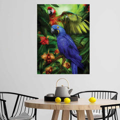 36x48 Spirit of the Tropics Decal Installed in Dining Area