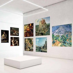 48 inch Mont Sainte-Victoire Decal Installed in Gallery