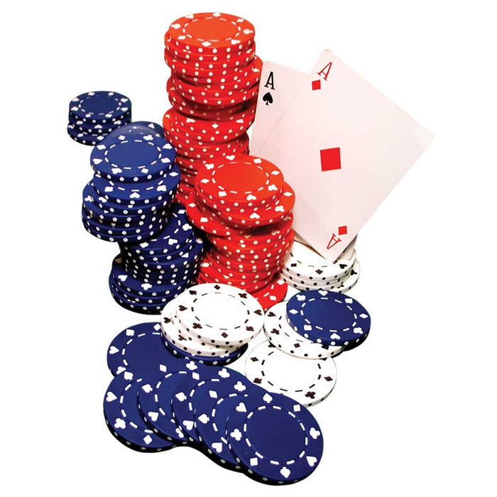 Poker Cards & Chips Wall Decal Printed | Wallhogs
