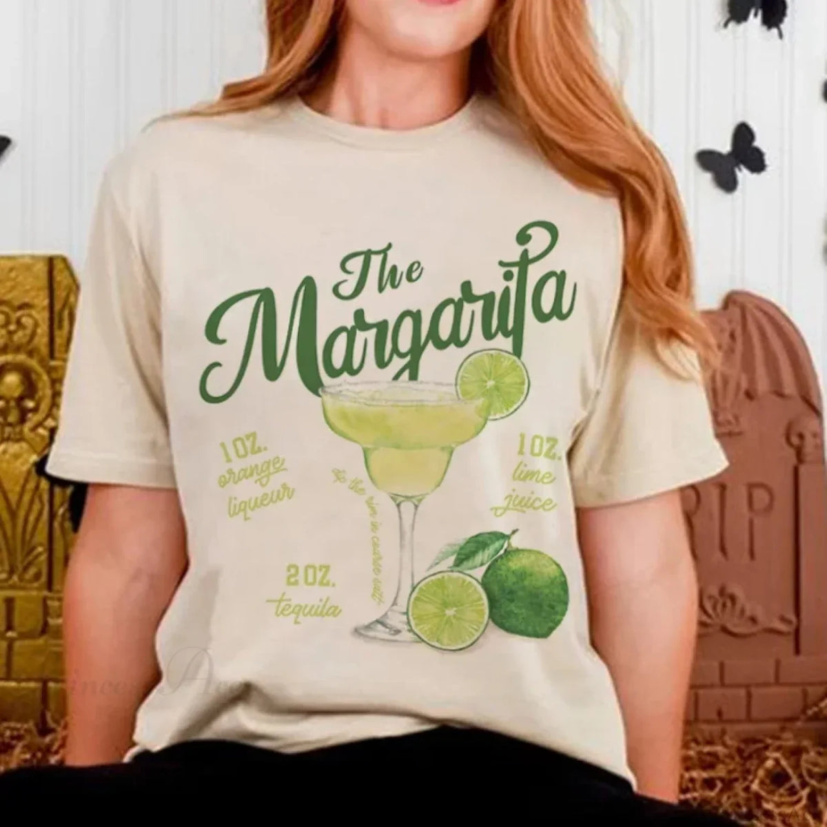 Margarita Lover Vintage Cotton T-shirt