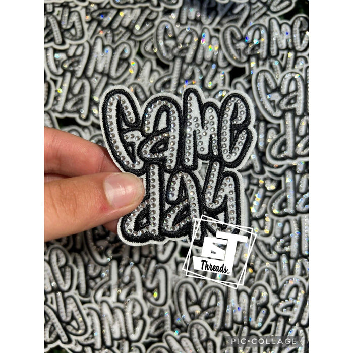 Rhinestone Game Day....Cap Patches Only