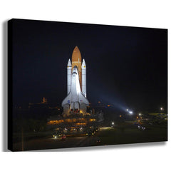 Space Shuttle Endeavor Transportation Canvas Printed and Stretched