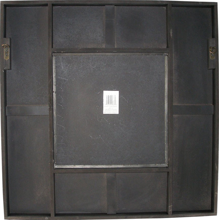 Square Ornate Inlay Wall Mirror 28.5"x28.5" Back